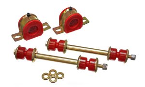 GMC Yukon Denali Sway Bar Bushing Set - Front - Energy Suspension - 32mm, Hyper-Flex Polyurethane, Includes End Link Bushings, 2WD - Red - `00-`06 GMC Yukon Denali Sway Bar Bushing Set - Front - Energy Suspension - 32mm, Hyper-Flex Polyurethane, Includes End Link Bushings, 2WD - Red - `00-`06